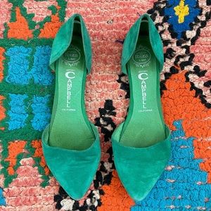 Jeffery Campbell Handmade Ibizia Last suede flats